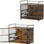Grande cage d'intérieur pour chien robuste, avec conception à mâcher et cage d'alimentation pour chiens-836119448