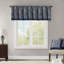 Cantonnière jacquard marine 50 x 18 po