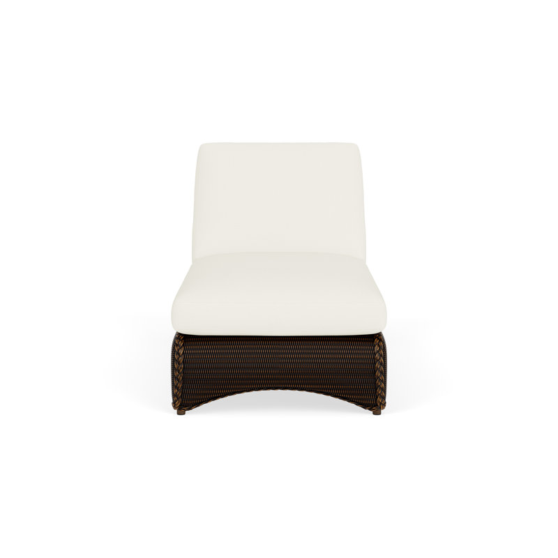Loom Outdoor Chaise Lounge, Mink, Sailcloth Salt