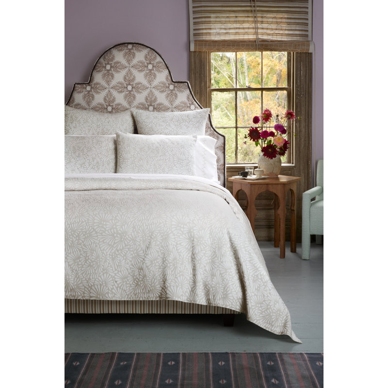 Meera - Sham, Standard, White/Sand