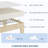 Swivel Rocker Recliner Chair, Nursery Rocker Recline Chair, Manual Chenille Reclining Armchair with 38.6" w Seat, 350 Lb Capacity, Oversized Single Sofa for Living Room Bedroom,Beige-1908695680