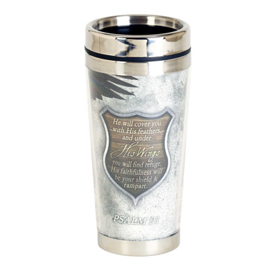 Dicksons Inc 16 fl. oz. Double Wall Insulated Stainless Steel Travel Mug with