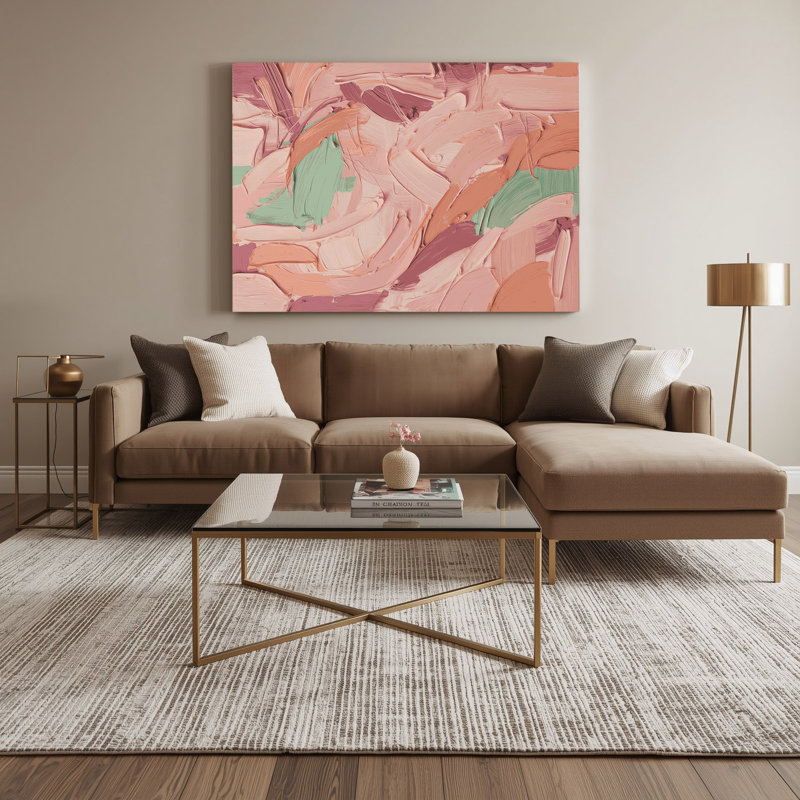 Art mural sur toile Neo Expressionism 63, H 11 po x l 14 po