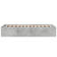 Vidaxl Bed Frame Concrete Grey Engineered Wood-1256212785