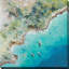 «Playa Escondida From Above (Square)» par Patricia Pinto, reproduction-172494089-172494092