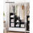 Sturdy Modular Bookcase, Customizable 6-Cube Organizer For Bedroom And Living Room, Glossy Finish