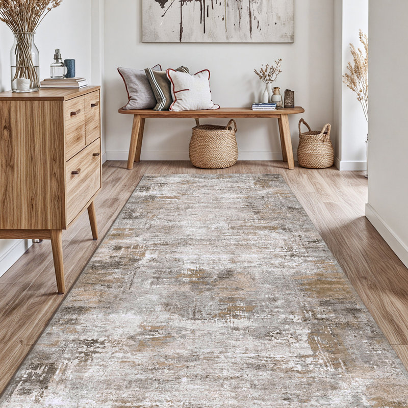 Tapis de couloir lavable à la machine, Tapis de couloir 3 pi x 12 pi
