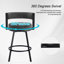 Tabouret de comptoir pivotant H 26,6 po Ayala-1630852332