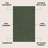 Griffin Rustic Farmhouse Woven Jute Solid Green Rug-1413222331