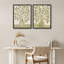 "Olive Branch", ensemble de 2 reproductions d'art mural encadrées dans un vase-119347298-119347300