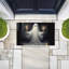 Paillasson Candlelit Spectral Ghost, imprimé par LSR Design Studio, 18 po x 30 po