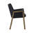 Brookdene Faux Leather Armchair - Black-138958196