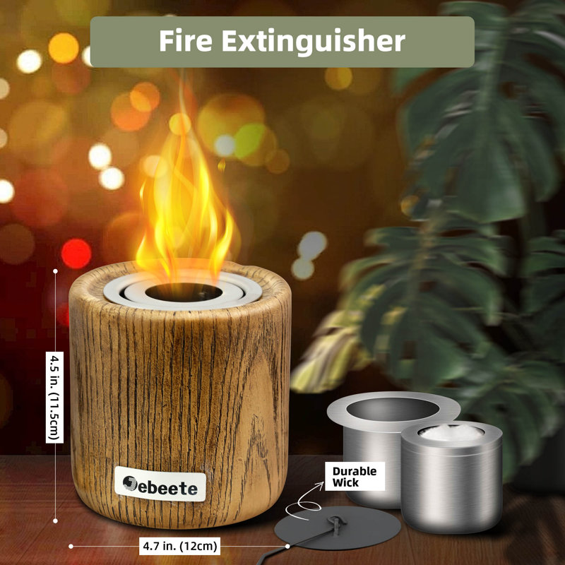 Resin Alcohol Tabletop Fireplace