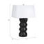 Brayden Studio® Elegance - Lampe de table totem 28 po en noir