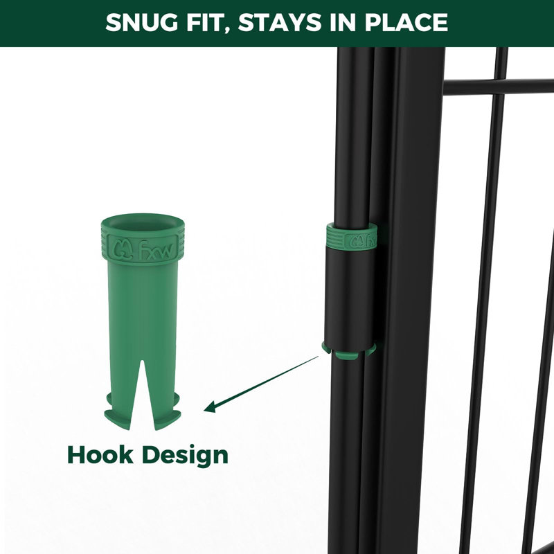 Tubes de silencieux 32 pièces, seulement pour les parcs pour animaux de compagnie, Vert