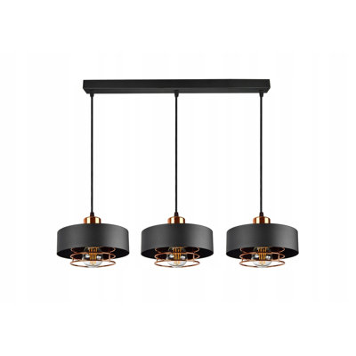 Hico 3 - Light Kitchen Island Pendant