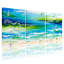Ensemble de 3 reproductions d'art sur toile, "Nautical & Beach"-2131802205