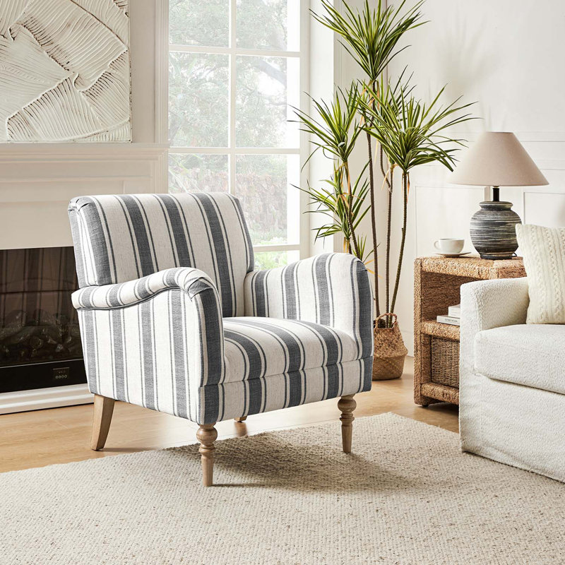 Fauteuil Arching, Rayures noires