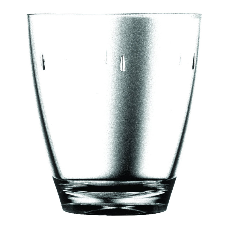 Verre en polycarbonate 11 oz - 12 pièces, Transparent