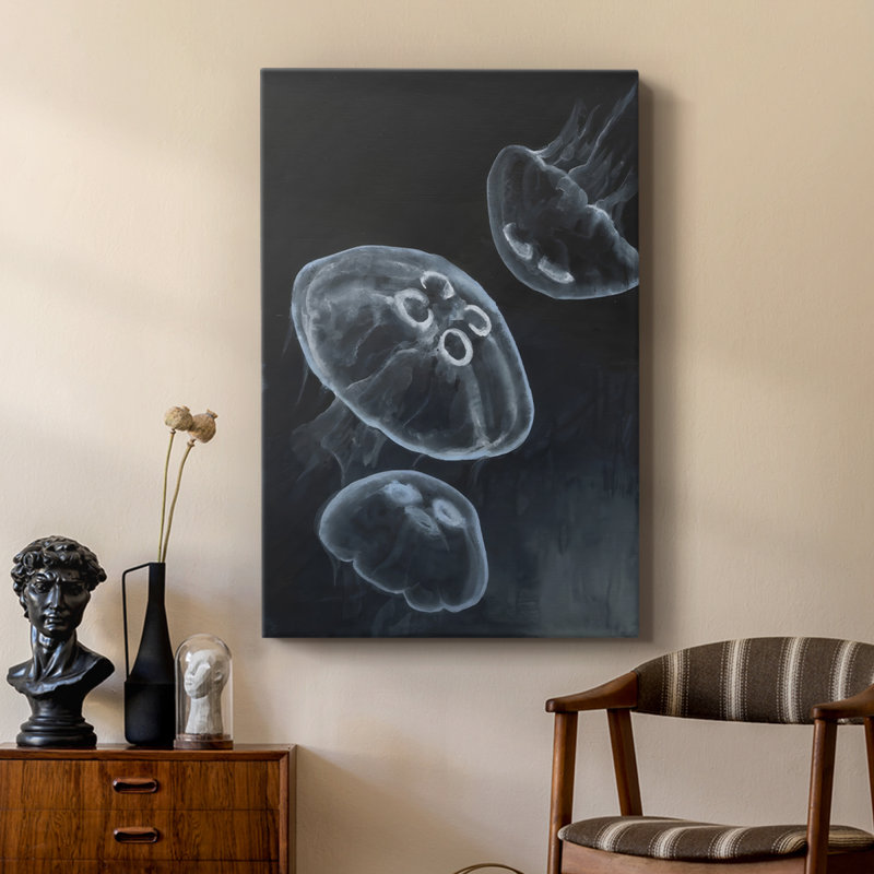 Jellyfish Heaven I - galerie sur mesure, H 18 po x l 12 po