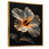 Toile avec cadre flottant or