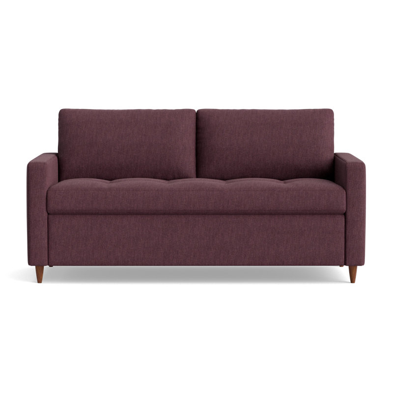 MCM Sofa Bed, Performance Weave - Aubergine