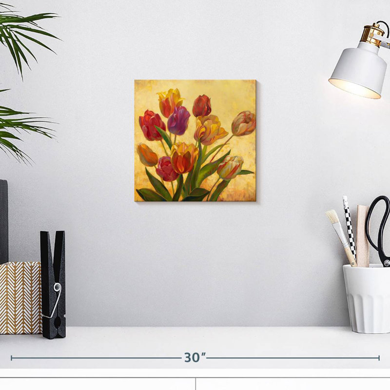 Bouquet de tulipes romantiques Harnek, H 10 po x l 10 po