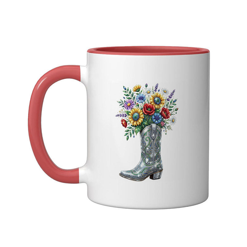 Ceramic Coffee Mug, Red