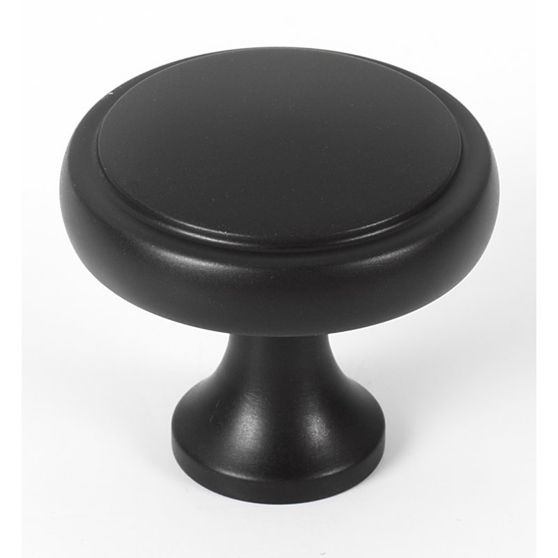 Mushroom Knob, 1.13" H x 1.25" W x 1.25" D, Bronze