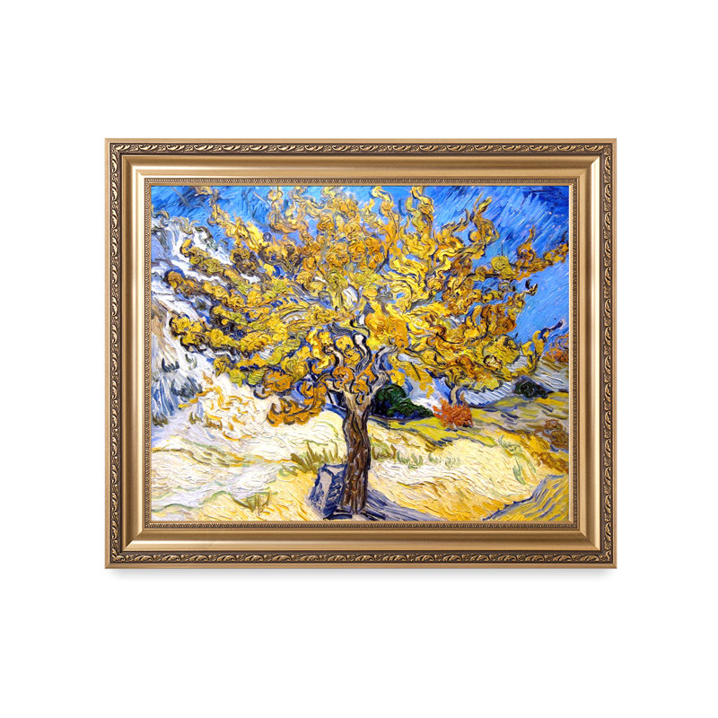 «The Mulberry Tree» par Vincent Van Gogh, reproduction d'art par Vincent Van Gogh - reproduction sur toile, H 24 po x l 30 po