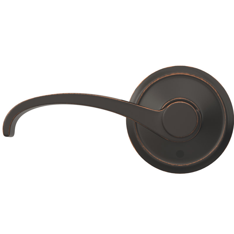 Custom Whitney Non-Turning Lever with Alden Trim, Aged Bronze