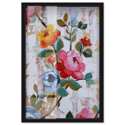 Décoration murale Rustic Opulence II par Art Remedy, cadre noir, 17 x 25