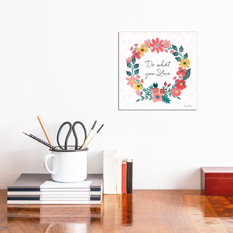 Bright Petals V by Farida Zaman - Wrapped Canvas Painting, 30.48 cm H x 30.48 cm W