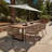 Fabiano Rectangular 8 - Person 235cm Long Dining Set with Cushions and Umbrella-330342917