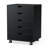 18'' Wide 5 -Drawer Mobile File Cabinet-99325172