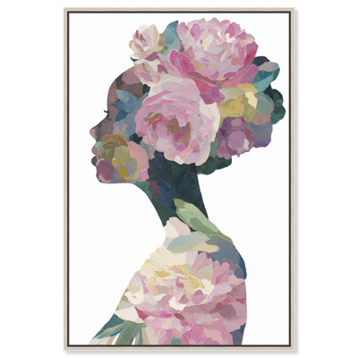 «Inner Bloom II», reproduction d'art sur toile rose par Art Remedy