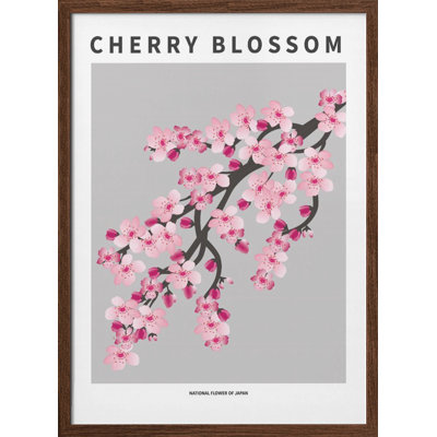 "Cherry blossom" Framed Textured Wall Art