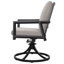 Chaise pivotante en aluminium