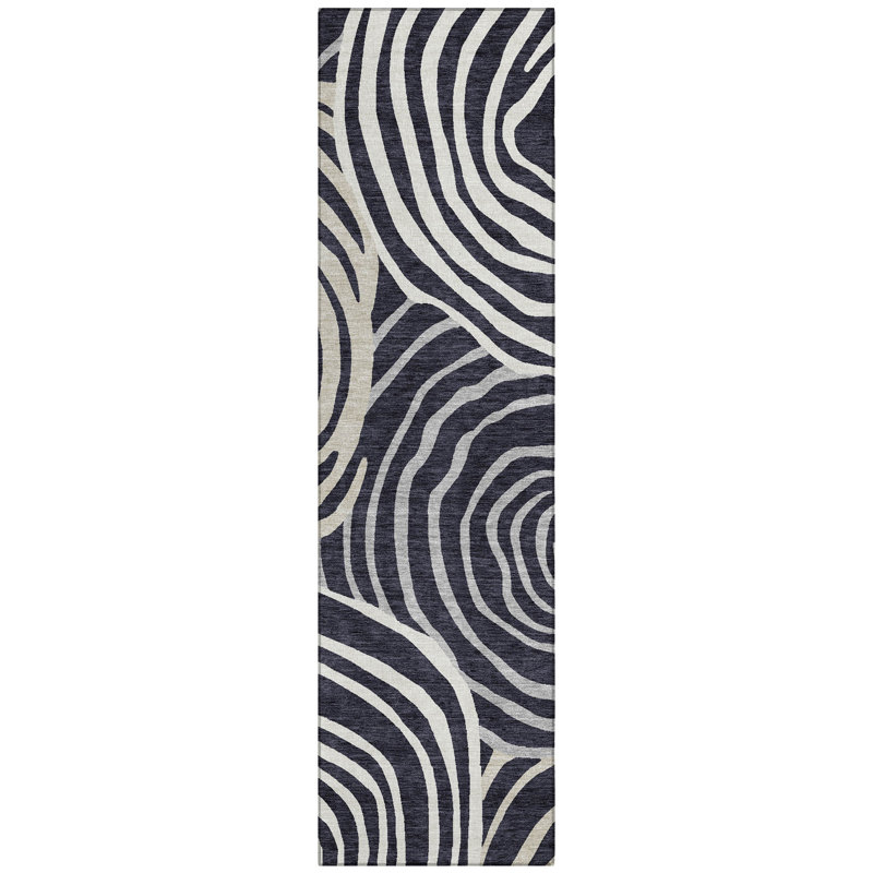 Leis Abstract Indoor Rug, Runner 2'3" x 7'6"