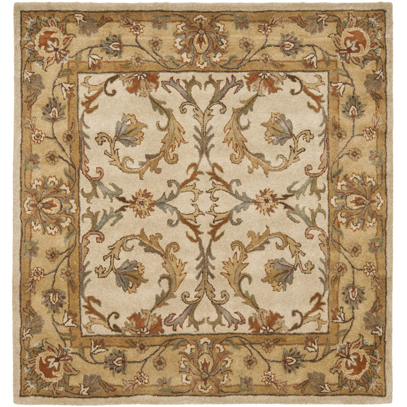 Cranmore Hand Tufted Wool Oriental Rug, Square 6'