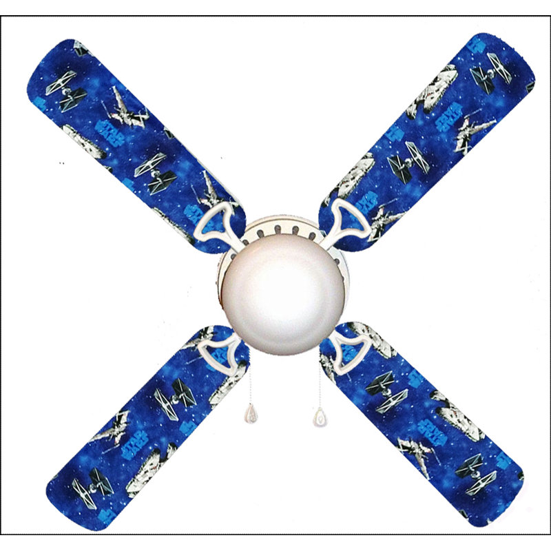 Ventilateur de plafond 4 pales 42 "