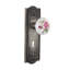 Meadows Plate with Decorative Keyhole and White Rose Porcelain Door Knob-1796091650-1799557277