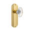 Deco Plate with Oval Fluted Crystal Door Knob-546458628-546458626