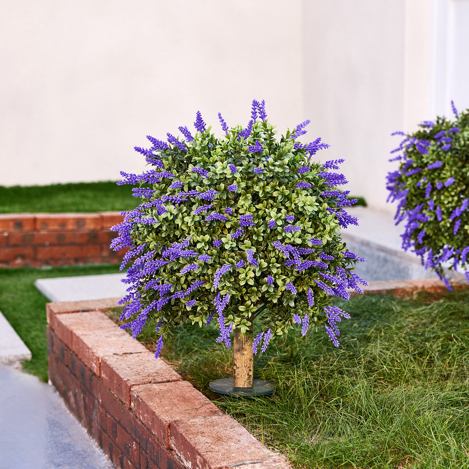 Tasmin Lavender Topiary with Base, 2, 16" x 16"