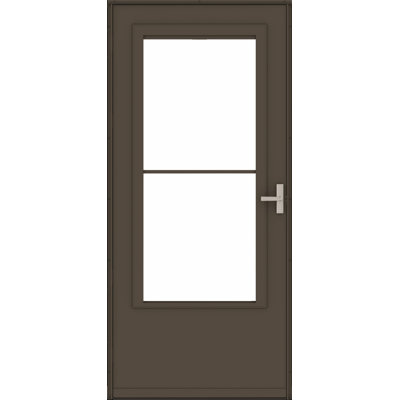 30 Midview Storm Door with Brushed Nickel Handle