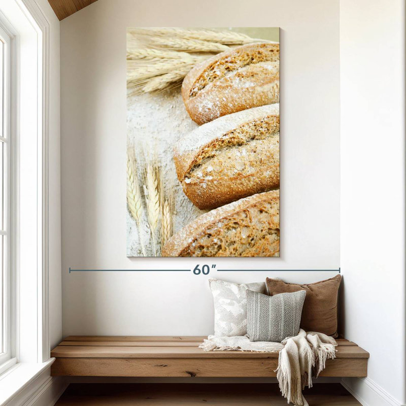 Yarlin Three Wheat Loaves, 51" H x 34" W