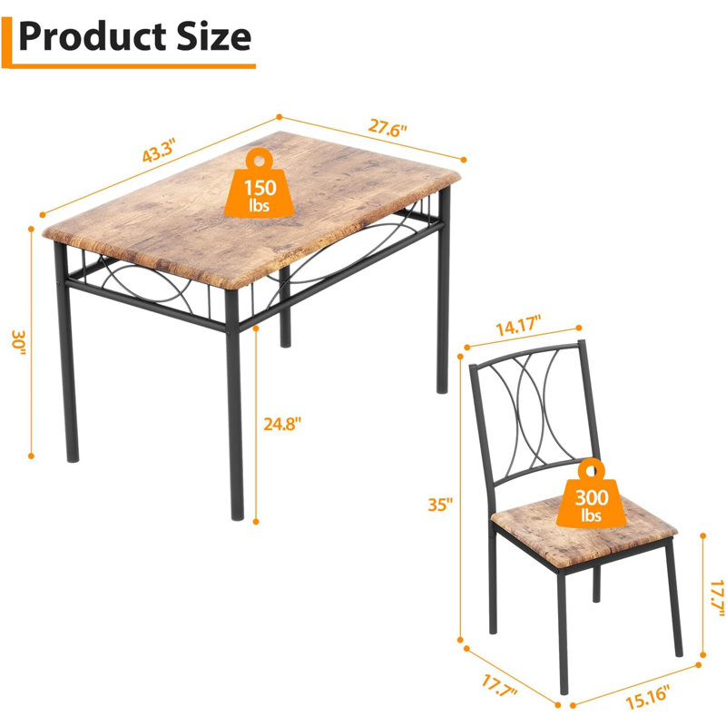 5 - Person Dining Set