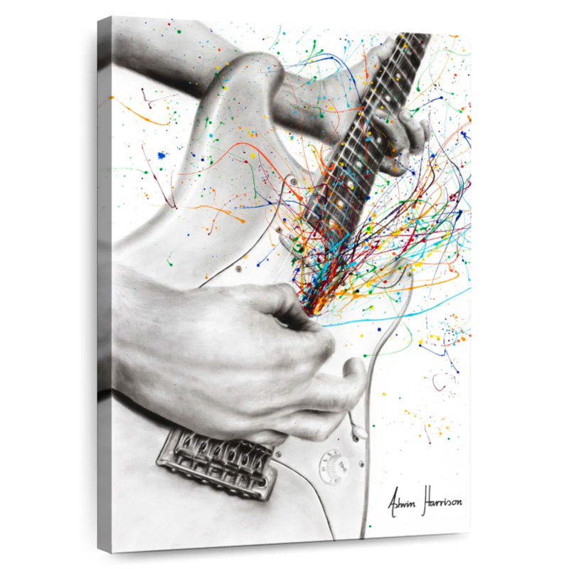 Abarca The Guitar Solo, 39" H x 26" W