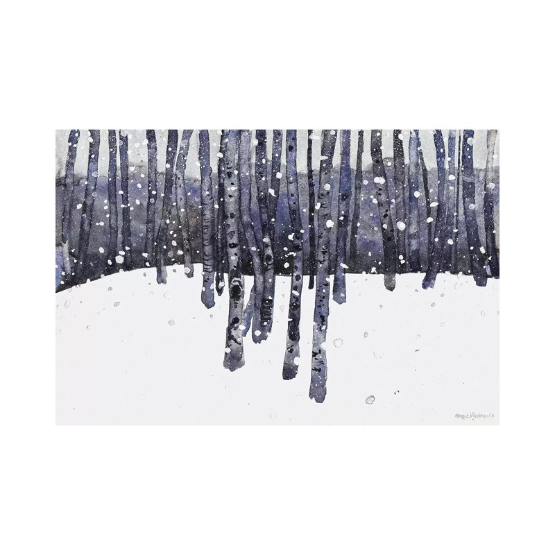 Study In Blue by Maggie Vandewalle - Wrapped Canvas Gallery-Wrapped Canvas Giclée, 66.04 cm H x 45.72 cm W x 3.175 cm D