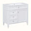 Meuble-lavabo simple 36 po avec plateau Debbrah-715949368